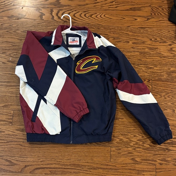 STARTER Other - STARTER Cleveland Cavaliers Jacket Navy and Maroon